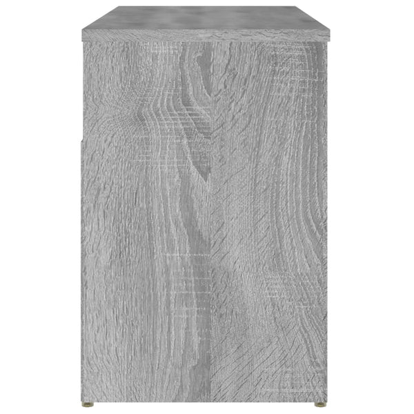 Schuhbank Grau Sonoma 80 cm