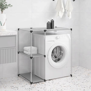 Waschmaschinenregal Grau 87x55x90,5 cm