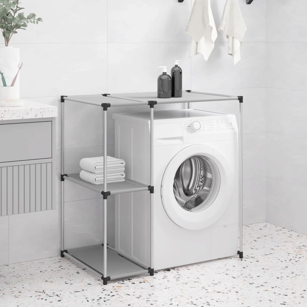 Waschmaschinenregal Grau 87x55x90,5 cm