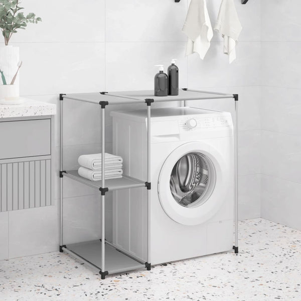 Waschmaschinenregal Grau 87x55x90,5 cm