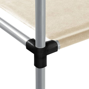 Waschmaschinenregal Creme, 87x55x90,5 cm