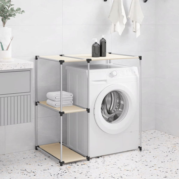 Waschmaschinenregal Creme, 87x55x90,5 cm