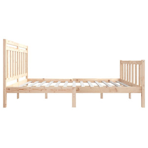 vidaXL Solid Wood Bed 140x200 cm