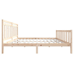 vidaXL Lit en bois massif 180 x 200 cm
