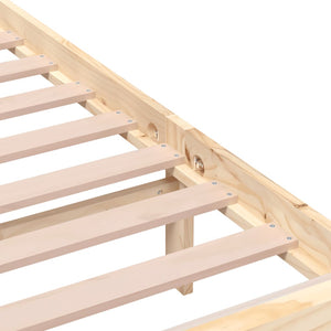 vidaXL Lit en bois massif 180 x 200 cm