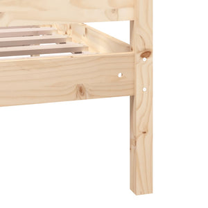 vidaXL Lit en bois massif 180 x 200 cm