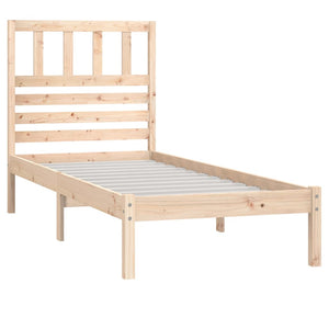 vidaXL Lit en bois massif 75x190 cm pin