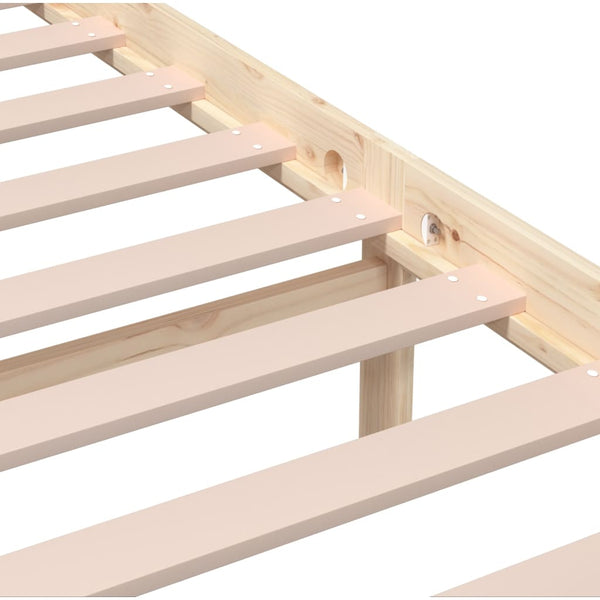 vidaXL Lit en bois massif 160x200 cm