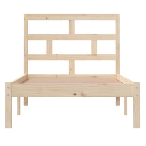 vidaXL Lit en bois massif 90x190 cm