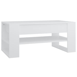 Weißer Couchtisch 102x55 cm