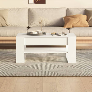Weißer Couchtisch 102x55 cm