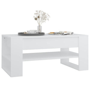 Weißer Couchtisch 102x55 cm