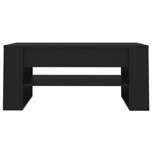Schwarzer Couchtisch 102x55 cm