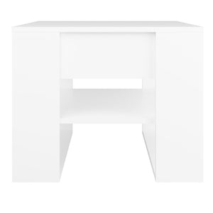 Weißer Couchtisch 55,5x55x45 cm