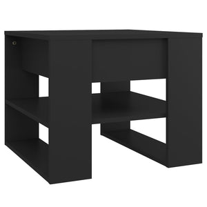 Schwarzer Couchtisch 55,5x55x45 cm