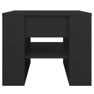 Schwarzer Couchtisch 55,5x55x45 cm