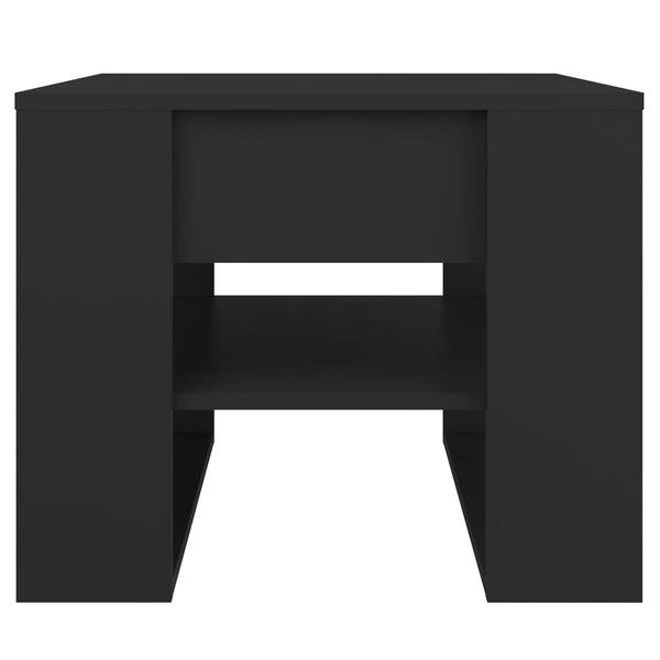 Schwarzer Couchtisch 55,5x55x45 cm