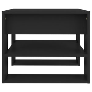 Schwarzer Couchtisch 55,5x55x45 cm