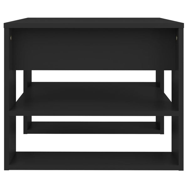 Schwarzer Couchtisch 55,5x55x45 cm