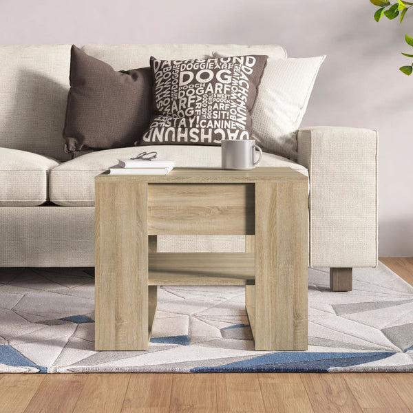 Sonoma Eiche Couchtisch 55,5x55 cm