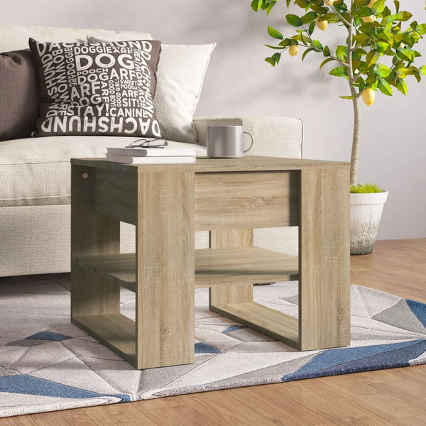 Sonoma Eiche Couchtisch 55,5x55 cm