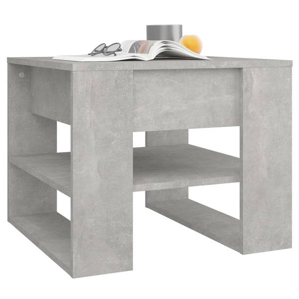 Betongrauer Couchtisch 55,5x55 cm