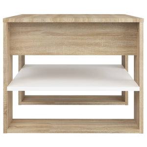 Couchtisch Sonoma Eiche 55,5x55 cm