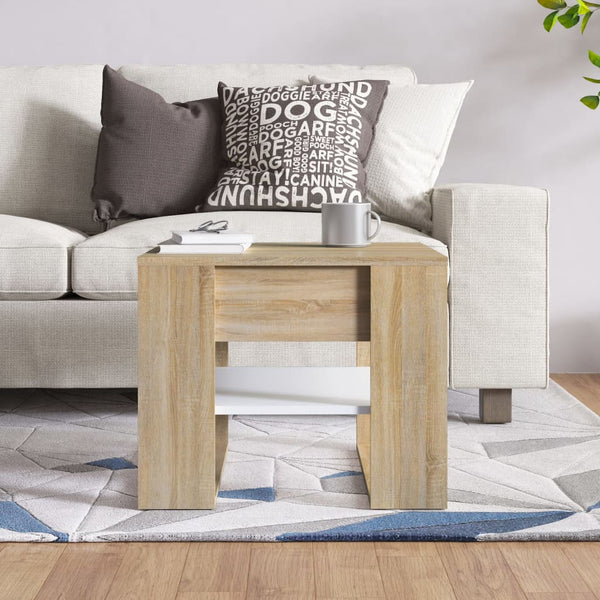 Couchtisch Sonoma Eiche 55,5x55 cm