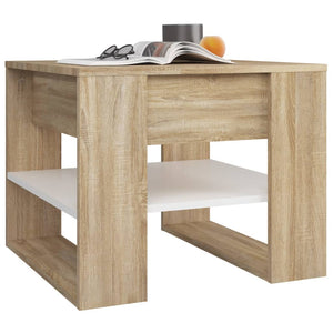 Couchtisch Sonoma Eiche 55,5x55 cm