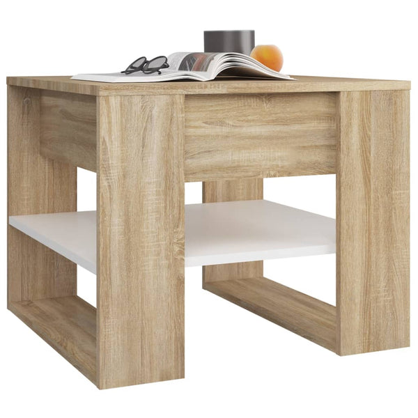 Couchtisch Sonoma Eiche 55,5x55 cm
