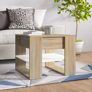 Couchtisch Sonoma Eiche 55,5x55 cm