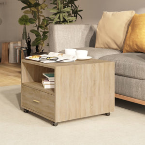 Sonoma Eiche Couchtisch 55x55 cm