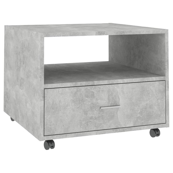 Betongrauer Couchtisch 55x55 cm