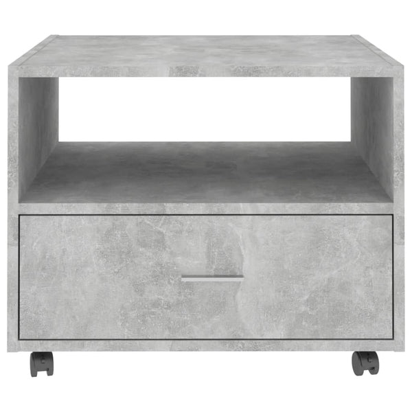 Betongrauer Couchtisch 55x55 cm