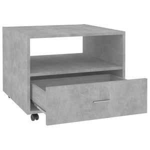 Betongrauer Couchtisch 55x55 cm
