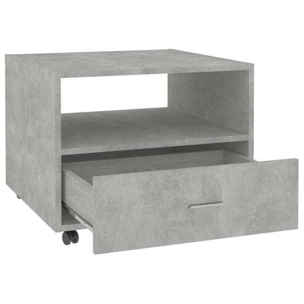 Betongrauer Couchtisch 55x55 cm
