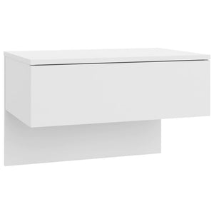 Wand-Nachttische, 2er Set, Weiß