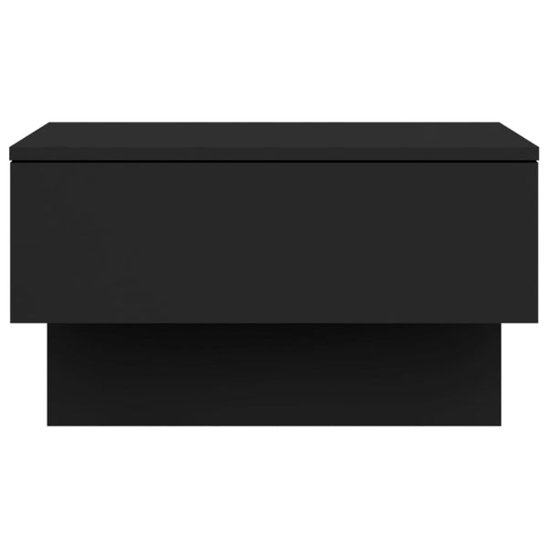 Wand-Nachttische 2er Set, Schwarz