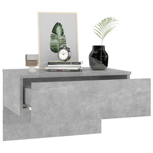 Wand-Nachttische 2er Set Betongrau