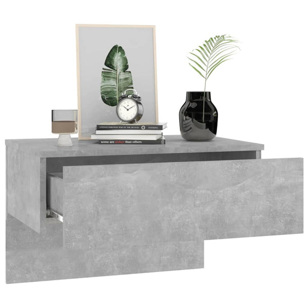 Wand-Nachttische 2er Set Betongrau