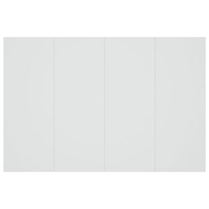 Weißes Kopfteil 120 cm