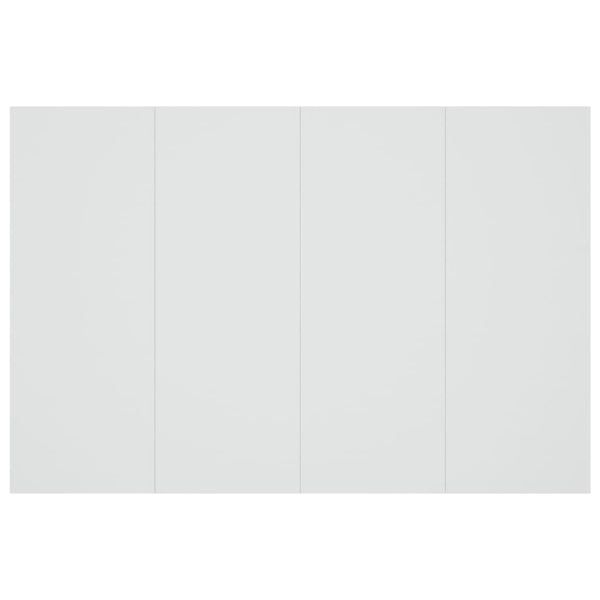 Weißes Kopfteil 120 cm