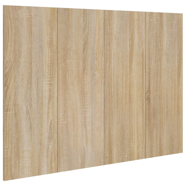 vidaXL Tête de lit Chêne Sonoma 120x1,5x80 cm Bois d'ingénierie