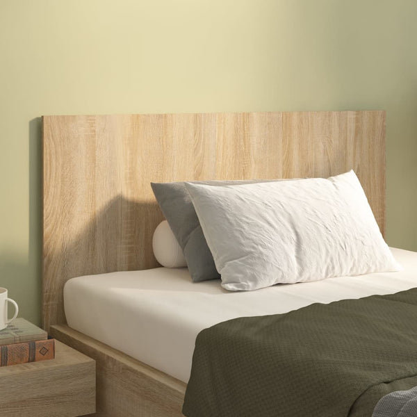 vidaXL Tête de lit Chêne Sonoma 120x1,5x80 cm Bois d'ingénierie