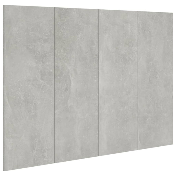 Betongraues Kopfteil 120 cm