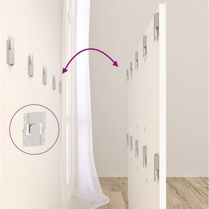 Weißes Kopfteil 160 cm