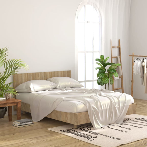 vidaXL Tête de lit chêne Sonoma 160x1,5x80 cm Bois d'ingénierie