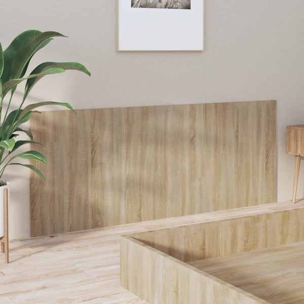 vidaXL Tête de lit Chêne Sonoma 200x1,5x80 cm Bois d'ingénierie