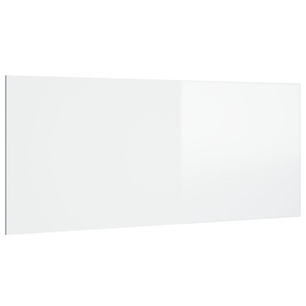 Hochglanz Kopfteil Weiß 200 cm