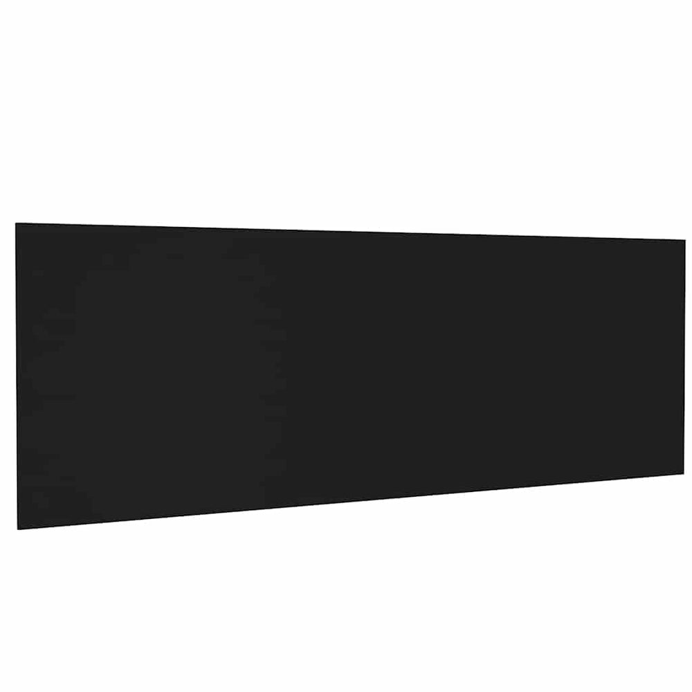 vidaXL Wall Headboard Black 240x1.5x80 cm Engineered Wood